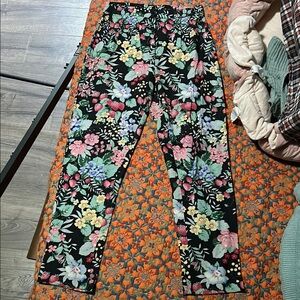 Floral Print Pants